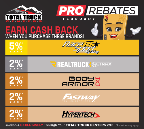 PRO Rebates: February Featured Brands