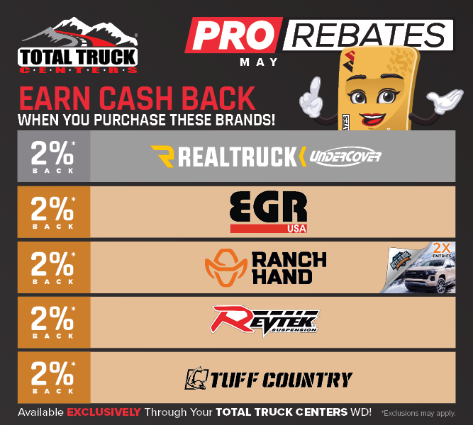 PRO Rebates: May Featured Brands