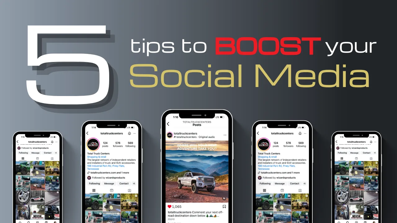 5 Tips to BOOST Your Social Media